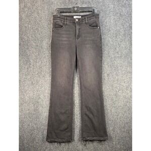 Wit & Wisdom Madison High Rise Itty Bitty More Boot Jeans Size 10 Black‎ Flare